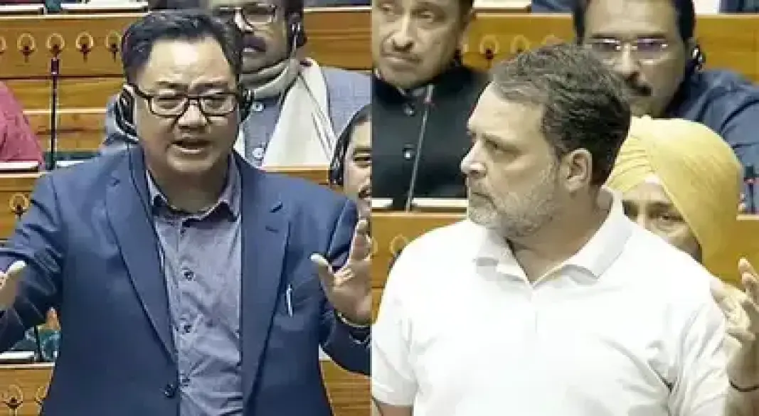 लोकसभा में रिजिजू बोले- PM पर आरोप लगाया, सबूत दें