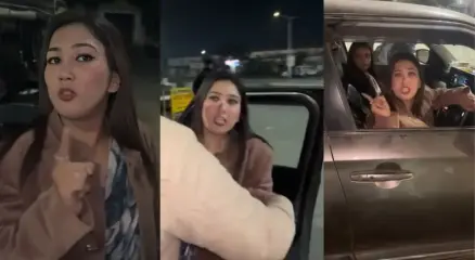 जालंधर में गाड़ी की चेकिंग की बात पर भड़की महिला