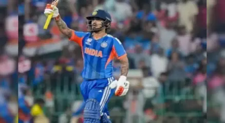 ईशान किशन टी-20 बैटर रैंकिंग के टॉप 10 में पहुंचे