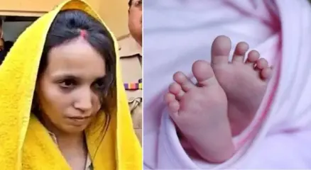 सौरभ हत्याकांड की आरोपी मुस्कान ने जेल में दिया बच्चे को जन्म